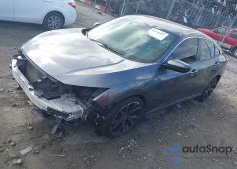 2020 Honda Civic Sport z USA, uszkodzony, nr VIN 2HGFC2F82LH561523
